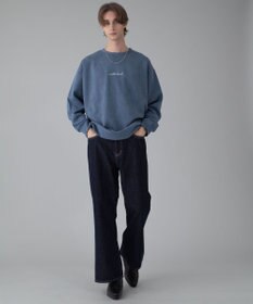 WEGO 【ユニセックス着用ITEM/ウエスト調整可】フレアデニムパンツ