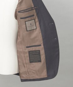 GOTAIRIKU 【Loro Piana Fabric】365 通年スーツ(グレー×ストライプ)