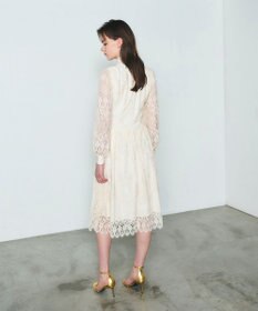 GRACE CONTINENTAL レースボウタイワンピース