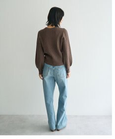 YECCA VECCA 金釦ミニケーブルニット