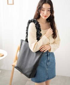 WEGO ギャザーハンドルトート