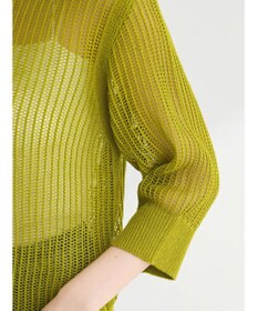 Green Parks Ｚｉｐ付メッシュカーディガン