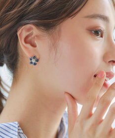 Tiaclasse カラーフラワーピアス