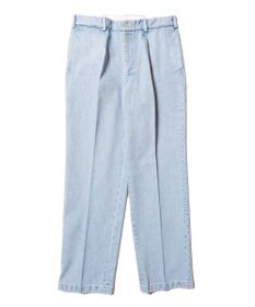 J.PRESS MEN 【J.PRESS ORIGINALS】SHIOTA DENIM PIPED STEM 1TUCK / JAPAN MADE