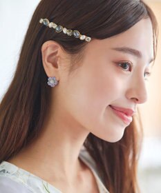 Tiaclasse カラーフラワーピアス