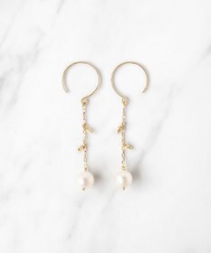 TOCCA 【WEB限定】SEEDS PEARL PIERCED EARRINGS K10イエローゴールド 淡水パールピアス