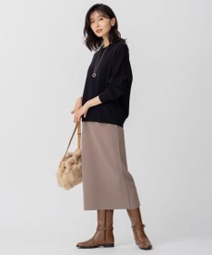 23区 L 【洗える】コットンウール クルーネック プルオーバー