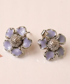 Tiaclasse カラーフラワーピアス