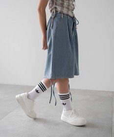 WEGO ドロストワイドルーズハーフパンツ