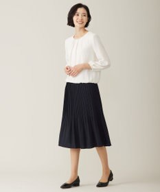 J.PRESS LADIES S 【洗える】ノルディス2wayジョーゼット プリーツ スカート