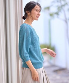 ANY L 【洗濯機可/前後着用可/アンチピリング】２ＷＡＹドライニット