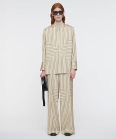 JOSEPH ジオメトリック アニメーション　ロングスリーブブラウス