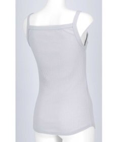 une nana cool 綿100% リブ編みコットン キャミソール