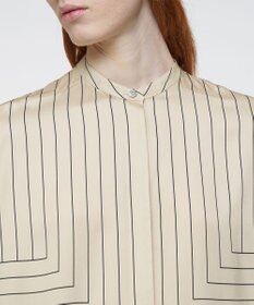 JOSEPH ジオメトリック アニメーション　ロングスリーブブラウス