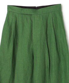 uncrave リネンオックスフォード ワイドパンツ