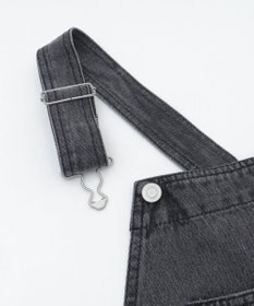 WEGO 【ユニセックス着用/SMサイズ展開】デニムオーバーオール