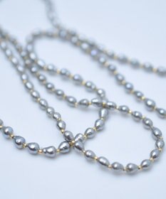 monshiro 【バロックパール/2WAY】イチョウロング ネックレス