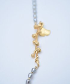 monshiro 【バロックパール/2WAY】イチョウロング ネックレス