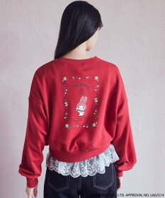 earth music&ecology マイメロディ＆クロミ／ｅａｒｔｈ　レトロアートスウェット