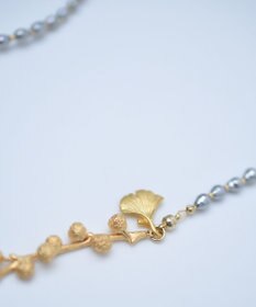 monshiro 【バロックパール/2WAY】イチョウロング ネックレス