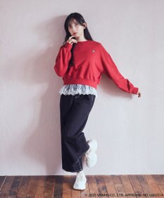 earth music&ecology マイメロディ＆クロミ／ｅａｒｔｈ　レトロアートスウェット