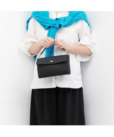 UNBILLION ペルケ perche / 姫路レザーひねりかぶせ2wayショルダーバッグ