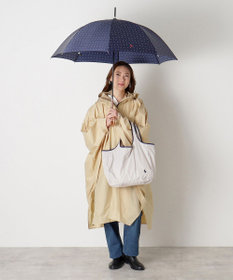 MOONBAT POLO RALPH LAUREN(ポロ ラルフローレン) ポロポニー ポケッタブル レインポンチョ レインコート 無地 フード 収納袋 ロゴ入 レディース