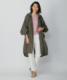 ICB 【撥水加工】シアーナイロンタフタ フーデットコート