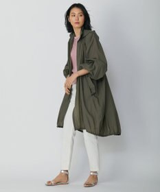 ICB 【撥水加工】シアーナイロンタフタ フーデットコート