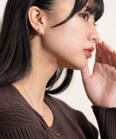 blancotokyo 【金属アレルギー対応】チェーンフープピアス GIUSTIZIA pierce