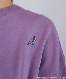 earth music&ecology マイメロディ＆クロミ／ｅａｒｔｈ　レトロアートスウェット