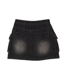 WEGO ヴィンテージウォッシュカーゴミニスカート