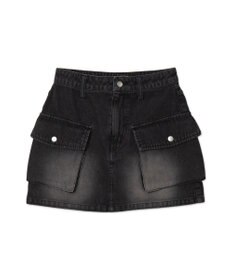 WEGO ヴィンテージウォッシュカーゴミニスカート