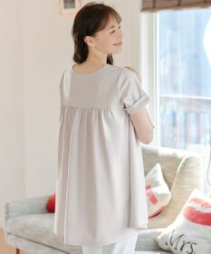 Tiaclasse 【UVカット・吸水速乾】 “きれい見え” バックフレアチュニック