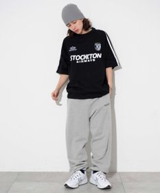 WEGO 【ユニセックス着用ITEM/手洗い可/MLサイズ】ラインゲームロゴT