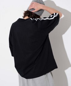 WEGO 【ユニセックス着用ITEM/手洗い可/MLサイズ】ラインゲームロゴT