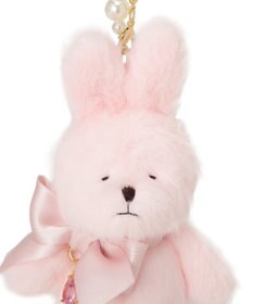 Maison de FLEUR ビジューリボンラビットチャーム