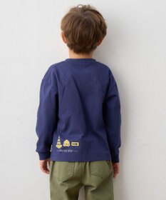 ANY KIDS はたらく車プリント 長袖Tシャツ