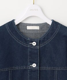 ANY SIS 【洗える】ライトツイルデニム ジャケット