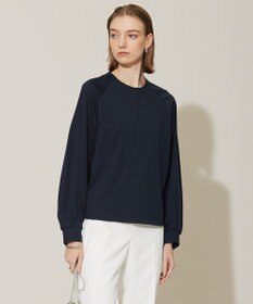 ICB 【接触冷感・UVケア・洗える】コンフォートプレーティング パフスリーブカットソー