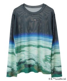 Green Parks ＳＴＡＲ　ＷＡＲＳ／シアープリントＴシャツ