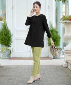 Tiaclasse 【3WAY・ストレッチジョーゼット】付け襟チュニック