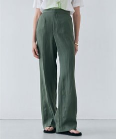 BEIGE， 【洗える】BERNARD / リネンストレートフルレングスパンツ