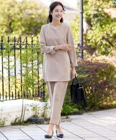 Tiaclasse 【3WAY・ストレッチジョーゼット】付け襟チュニック