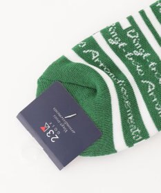 23区GOLF 【MEN】ロゴボーダー アンクルソックス