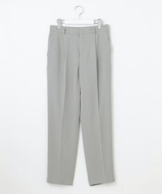 自由区 【XSサイズ～/洗える】ダブルフェイススーティング テーパードパンツ