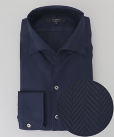 JOSEPH HOMME ツイルへリンボンクレイジー　イタリアンカラードレスシャツ