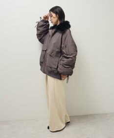 Green Parks ・ｓｗｉｎｇ　ｂｙ　ティペット付ミリタリーブルゾン