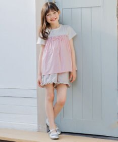 組曲 KIDS 【110-140㎝】 フリルヘムショートパンツ