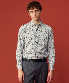 JOSEPH ABBOUD 【柔らか】シャンブレーツイルピーチ シャツ